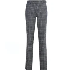 Lozano Collection - Men's 2 Piece Regular Fit Gray Check Pattern Suit