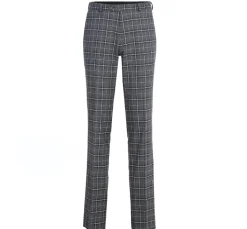 Lozano Collection - Men's 2 Piece Regular Fit Gray Check Pattern Suit