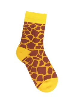 Madison Collection - Giraffe Print Men's Crew Socks