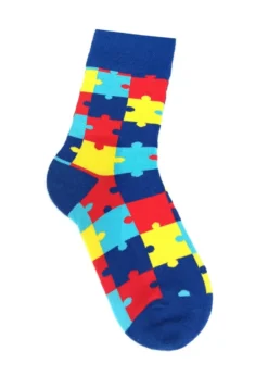 Madison Collection - Puzzle Piece Men's Crew Socks