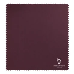 Maroon Modern Fit 2 Piece Suit Textured Solid with Peak Lapel