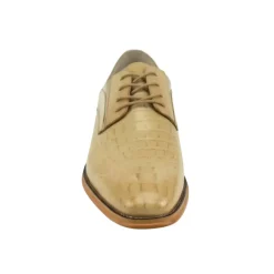 Mason Collection - Natural Alligator Texture Oxford Dress Shoes