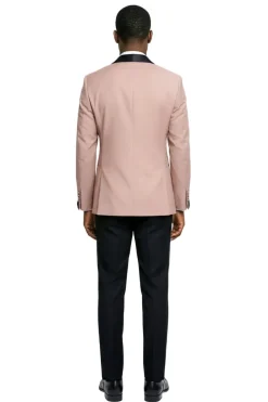 Mauve Slim Fit 2-Piece Double Breasted Shawl Lapel Tuxedo