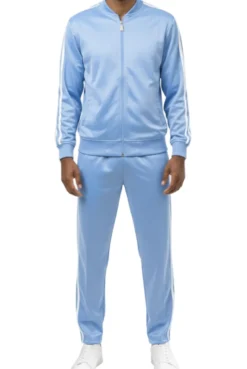 Men's Casual Jogging Set 2 Piece in Carolina Blue