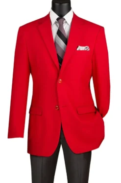 Men's Red Regular Fit Everyday Blazer