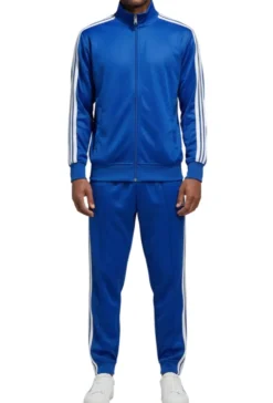 Men's Track Suit 2 Piece in Royal Blue
