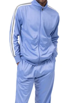 Men's Track Suit 2 Piece in Carolina Blue
