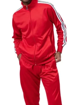 Men's Track Suit 2 Piece in Red