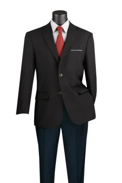Men's Black Regular Fit Everyday Blazer