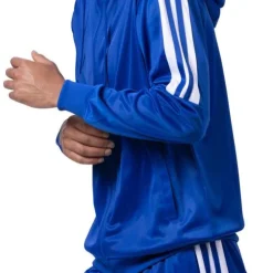 Men's Track Suit with Detachable Hood in Royal Blue