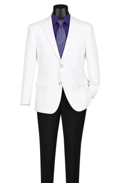 Men's White Regular Fit Everyday Blazer