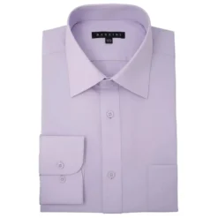 Modern Fit Dress Shirt Convertible Cuff in Lavender