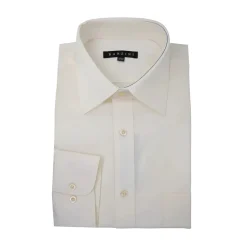 Modern Fit Dress Shirt Convertible Cuff in Ivory