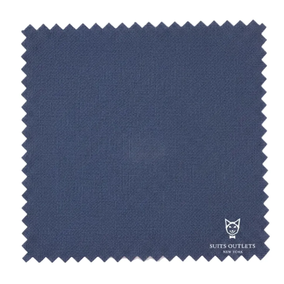 Monte Carlo Collection - Regular Fit 2 Piece 2 Button Textured Weave In Blue
