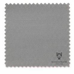 Monte Carlo Collection - Regular Fit 2 Piece 2 Button Textured Weave In Gray