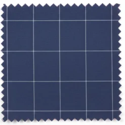 Naples Collection - Blue Modern Fit Double Breasted Windowpane Peak Lapel 2 Piece Suit