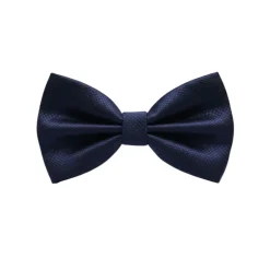 Navy Textured Bow Tie