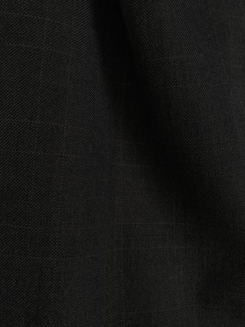 Olympia Collection - Glen Plaid Regular Fit Suit 3 Piece Black
