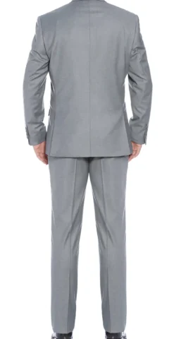 Performance Stretch Suit 2 Piece Slim Fit in Gray