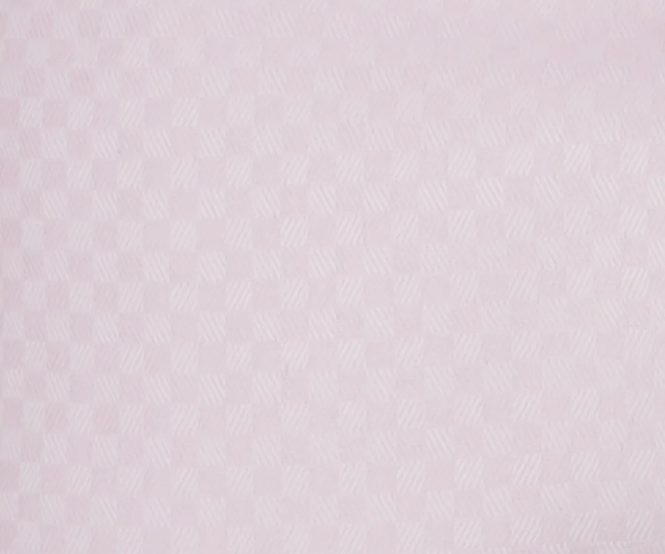 Pink Mini-Check French Cuff Dress Shirt Set with Tie, Cuff Links and Pocket Square