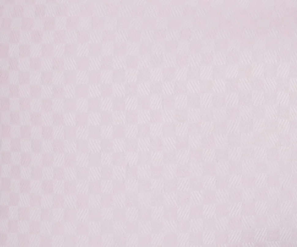 Pink Mini-Check French Cuff Dress Shirt Set with Tie, Cuff Links and Pocket Square