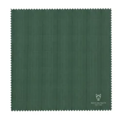 Pompey Collection - Men's Glen Plaid Dress Suit 2 Piece Regular Fit in Forest Green with Adjustable Waistband Pants