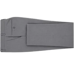 Pre-Hemmed Flat Front Adjustable Waistband Pants - Medium Gray