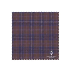 Purple Modern Fit Windowpane Peak Lapel 3 Piece Suit