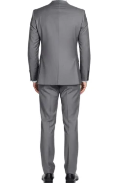 (36R, 44S) 100% Virgin Wool Regular Fit Gray Suit