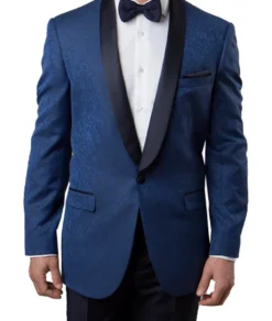 (38R) Slim Fit Blue Blazer