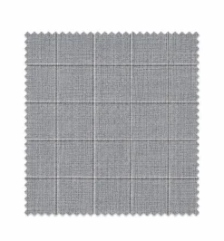 Regular Fit 2 Piece Plaid Suit in Gray