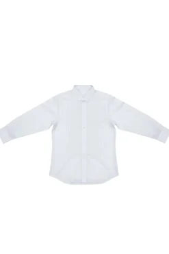 (15½ 34/35) Regular Fit Wingtip Collar Pin Pleated Tuxedo Shirt - White