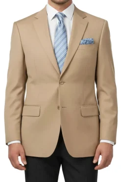 (46R) Light Beige Regular Fit Blazer