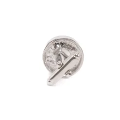 Round Rhinestone Diamond Cufflinks