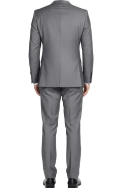 (36R, 44S) 100% Virgin Wool Regular Fit Gray Suit