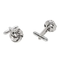 Silver Knots Design Cufflinks