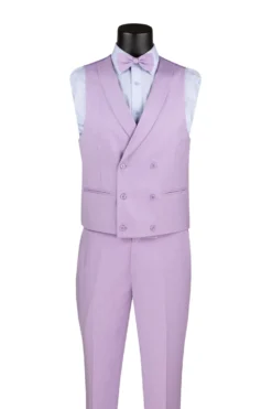 Slim Fit Tuxedo 3 Piece with Matching Bow Tie in Lavender