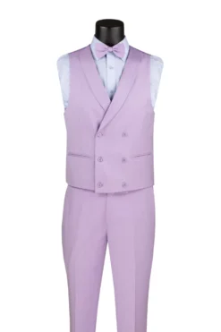 Slim Fit Tuxedo 3 Piece with Matching Bow Tie in Lavender