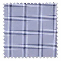 Slim Fit Suit Windowpane 3 Piece with Vest in Sky Blue