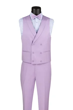 Slim Fit Tuxedo 3 Piece with Matching Bow Tie in Lavender