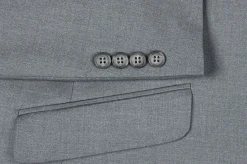 (36S) Slim Fit 2 Piece Gray Suit