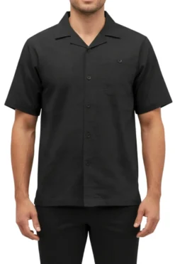 Stacy Adams - Black Linen Walking Suit Set