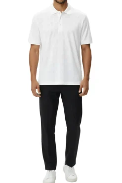 Stacy Adams - Men's White Stretch Polo Shirt