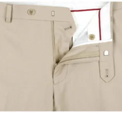 Vanderbilt Collection - Beige Regular Fit Dress Pants