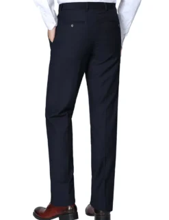 Vanderbilt Collection - Dark Navy Regular Fit Dress Pants
