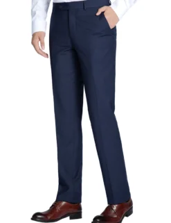 Vanderbilt Collection - Navy Regular Fit Dress Pants