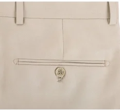 Vanderbilt Collection - Beige Regular Fit Dress Pants