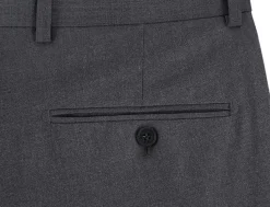 Vanderbilt Collection - Charcoal Regular Fit Dress Pants