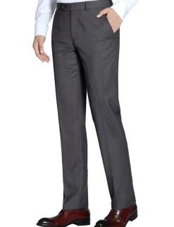 Vanderbilt Collection - Charcoal Regular Fit Dress Pants