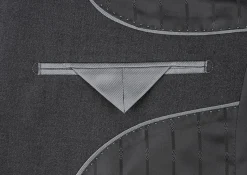 Vanderbilt Collection - Classic 2 Piece Suit 2 Buttons Regular Fit In Charcoal Gray